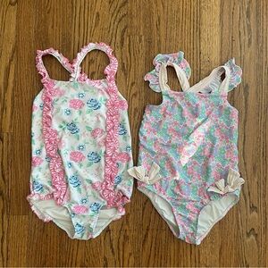 Classic Whimsy Kids Ruffle Swim One Piece Set